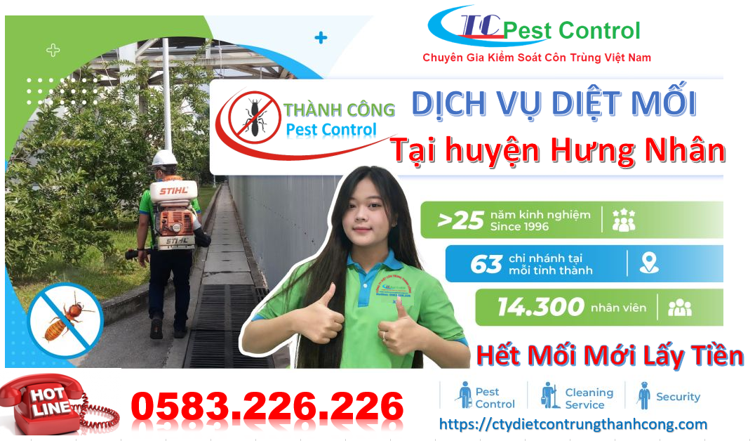 Dịch Vụ Diệt Mối Tại Huyện Hưng Nhân