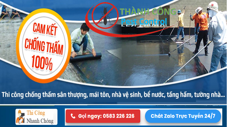 dịch vụ chống thấm tại huyên Đông Anh