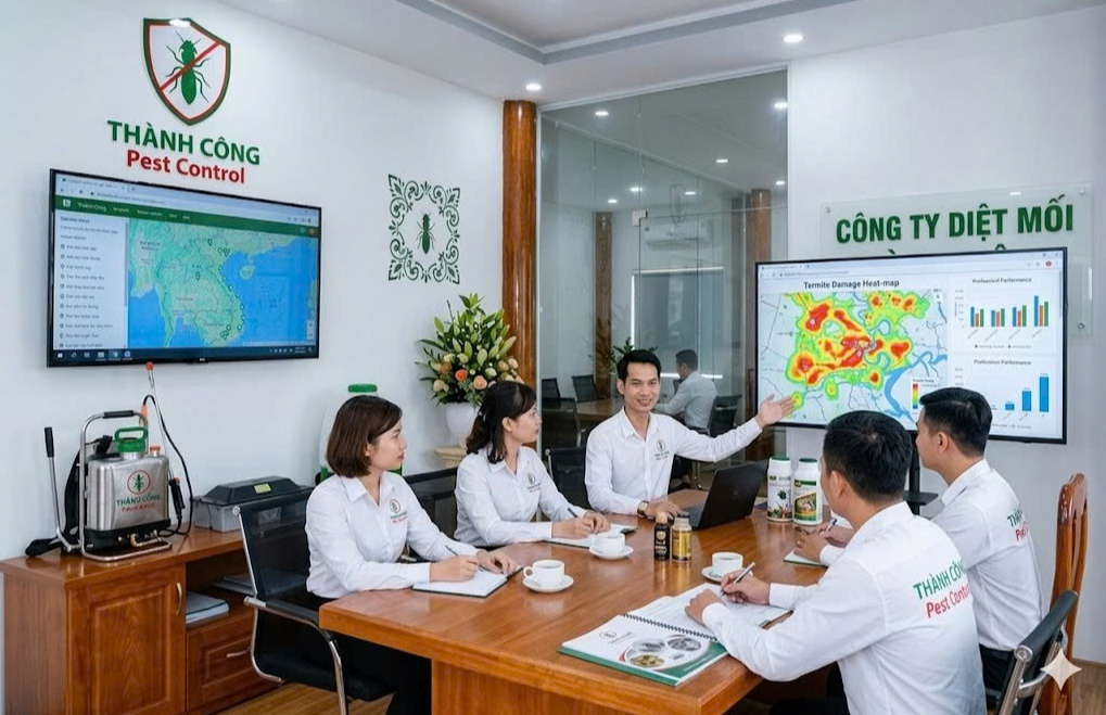 văn phòng công ty diệt mối thành công