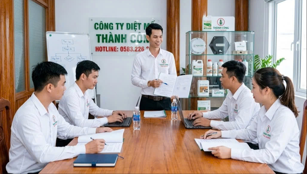 văn phòng công ty diệt mối thành công