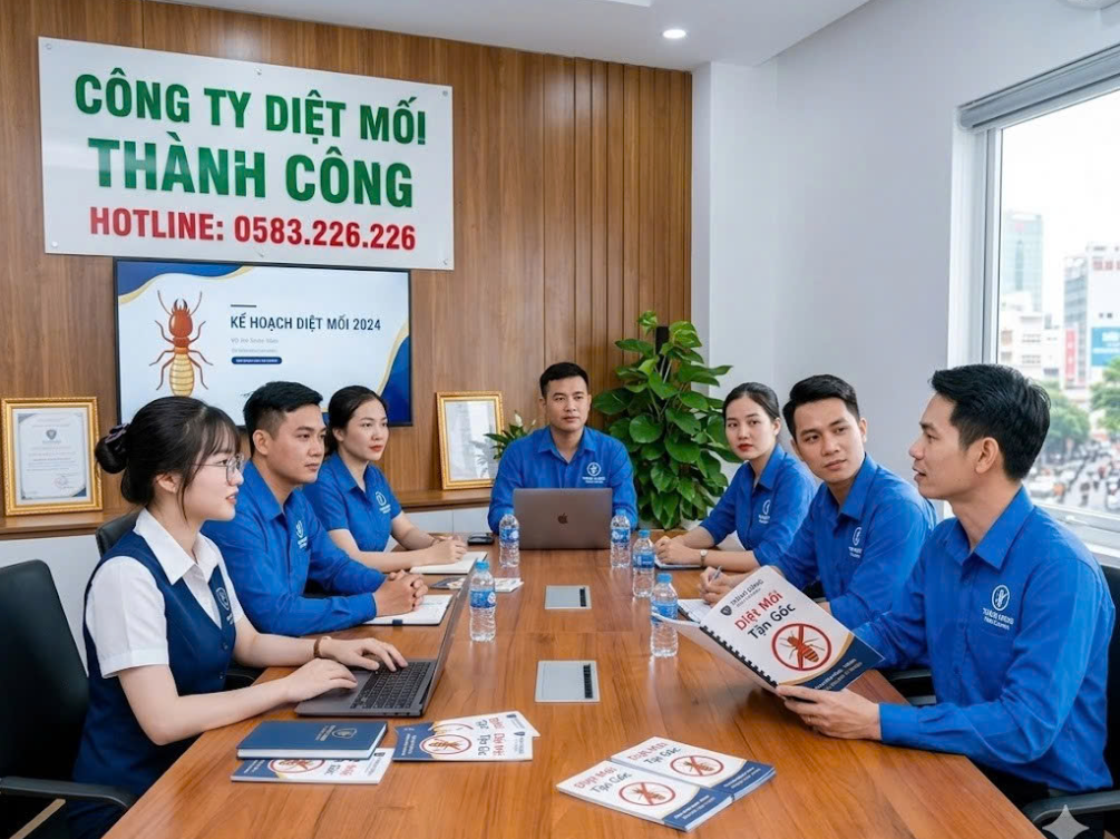 Quy trình diệt mối chuyên nghiệp của Thành Công Pest Control