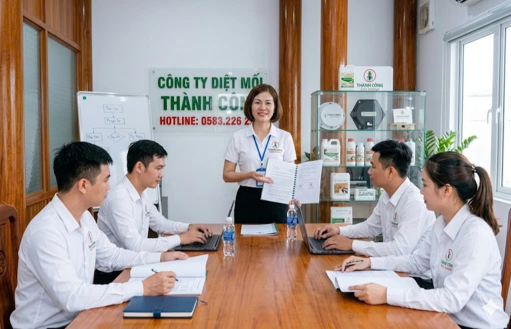 văn phòng công ty diệt mối thành công