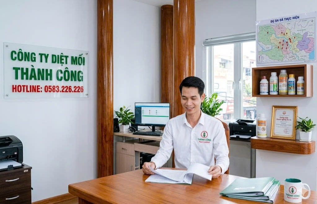 văn phòng công ty diệt mối thành công