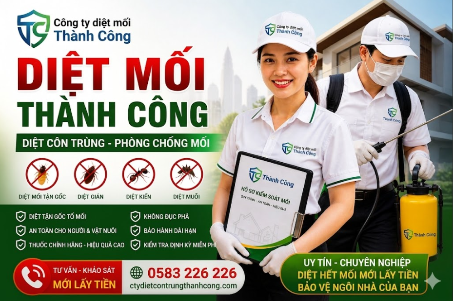công ty diệt mối Thành Công 0583 226 226